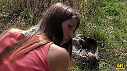 Hidden princesses touch their wet beavers gently